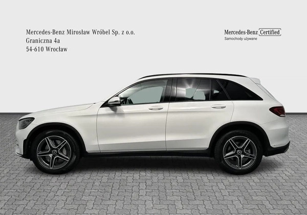 Mercedes-Benz GLC cena 190000 przebieg: 55895, rok produkcji 2020 z Wrocław małe 436